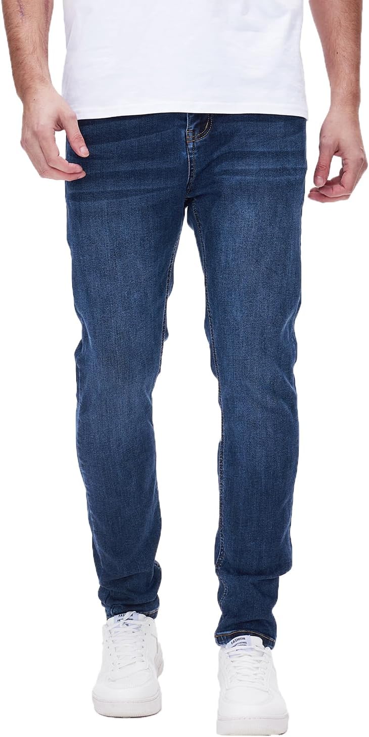 Skinny Jeans for Men Stretch Slim Fit Ripped Distressed