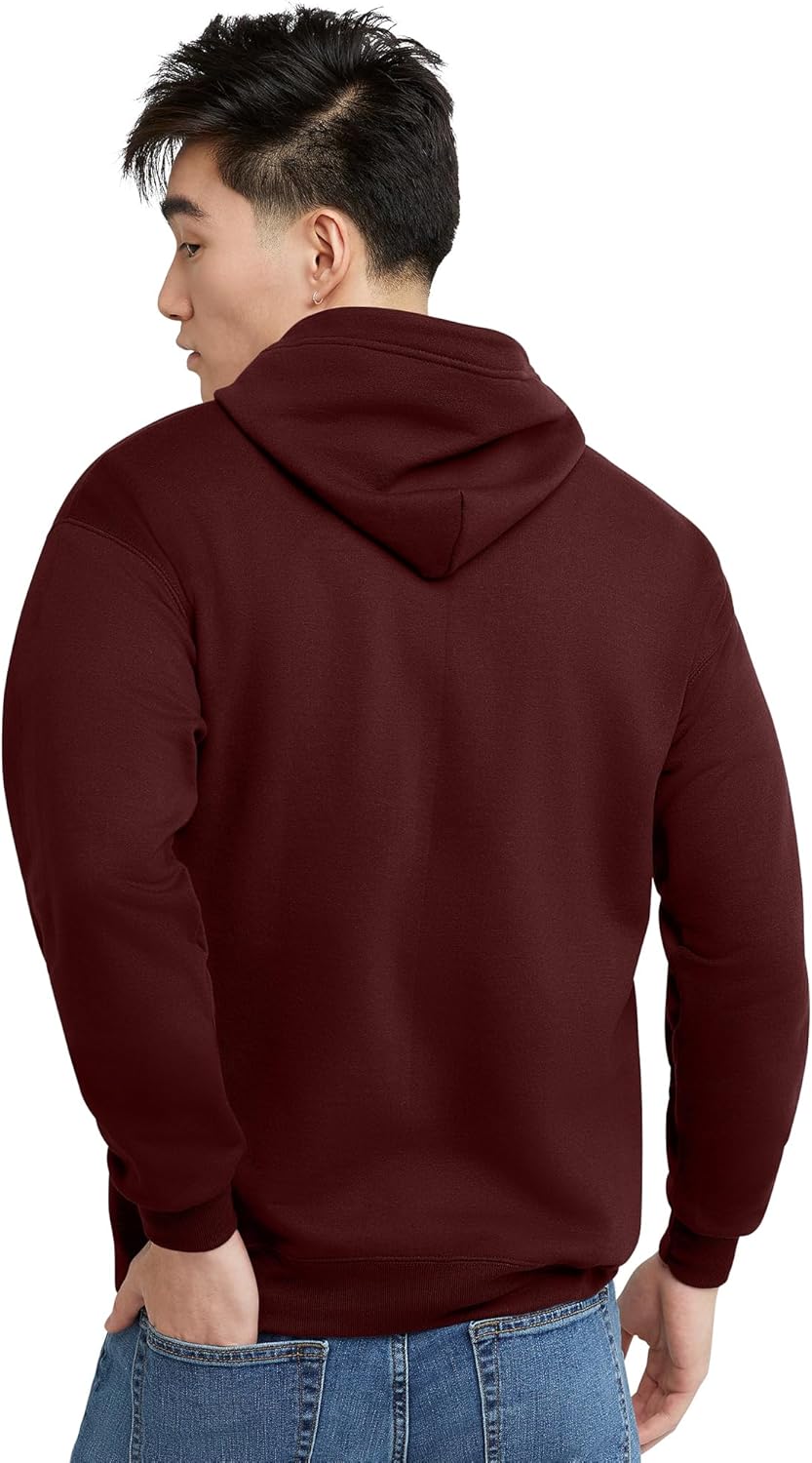 Men's Zip-Up Hoodie, Fleece Full-Zip Hoodie for Men, Hooded Sweatshirt - Image 2