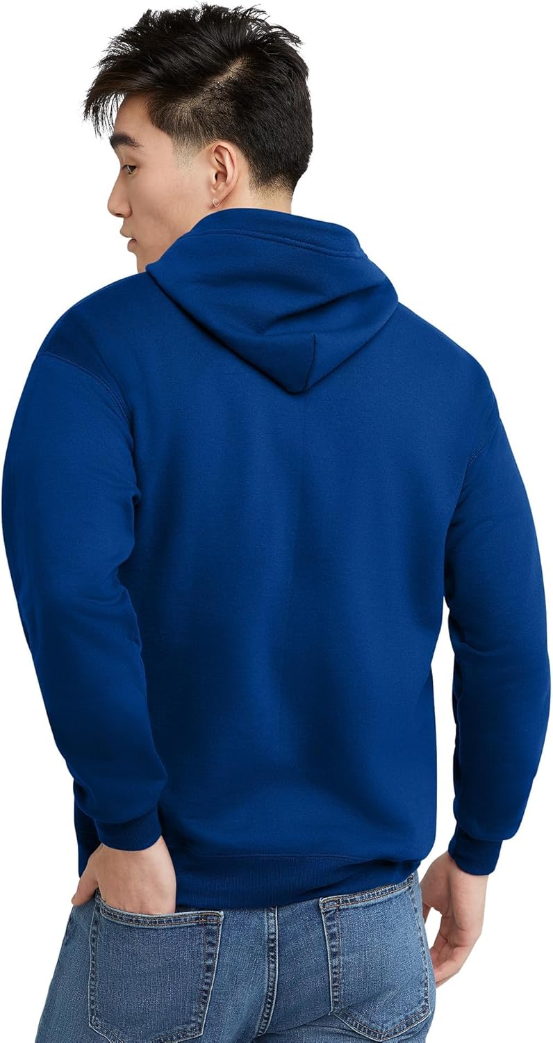 Men's Zip-Up Hoodie, Fleece Full-Zip Hoodie for Men, Hooded Sweatshirt - Image 2