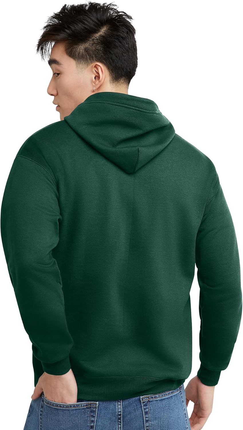 Men's Zip-Up Hoodie, Fleece Full-Zip Hoodie for Men, Hooded Sweatshirt - Image 2