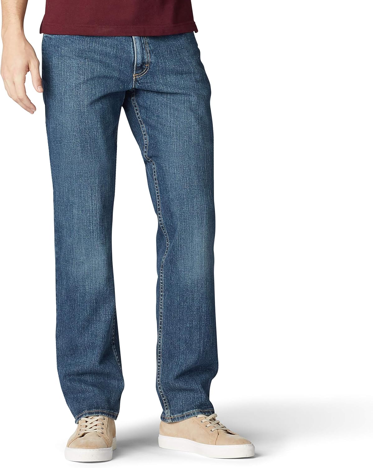 Men's Regular Fit Straight Leg Jean
